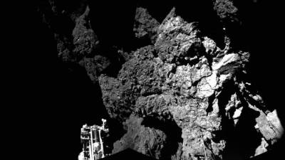 El robot Philae funciona bien y envía información a la Tierra.