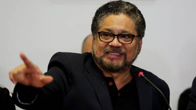 Luciano Marín Arango, alias “Iván Márquez”, líder de una de las disidencias de las FARC. .