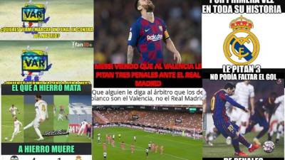Los divertidos memes que dejó la jornada del fin de semana en la Liga Española, con dolorosa derrota del Real Madrid ante Valencia y goleada del Barcelona al Betis.