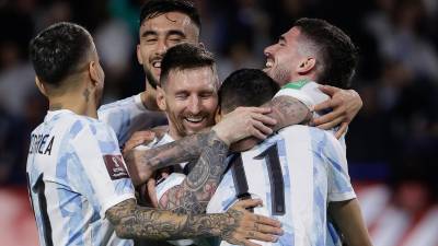 Lionel Messi buscará la ansiada Copa del Mundo con su amada selección de Argentina. Foto EFE.
