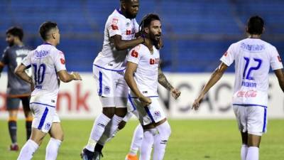 El Olimpia derrotó al Forge FC (4-1, global 4-2) y clasificó a cuartos de final de la Liga Concacaf. Foto Yoseph Amaya