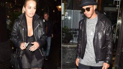 Vieron a Rita Ora y a Lewis Hamilton salir del mismo restaurante por separado la noche del jueves. Según elmundo.es.