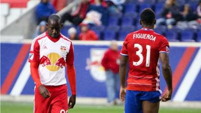 Maynor Figueroa jugó todo el partido contra el New York Red Bulls. Foto Eduardo Solano