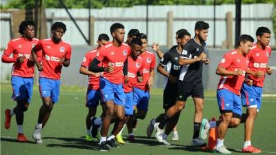 El Olimpia ha arrancado su pretemporada en Tegucigalpa. Foto David Romero