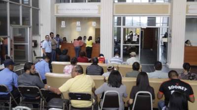 Instalaciones del Tribunal Superior de Cuentas en Tegucigalpa.