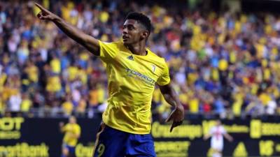 Antony 'Choco' Lozano ha marcado seis goles en el campeonato con el Cádiz.