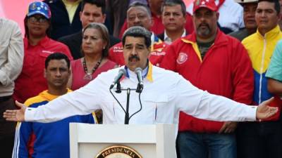 Maduro sigue en la mira de EEUU que busca acelerar su salida del poder./AFP.