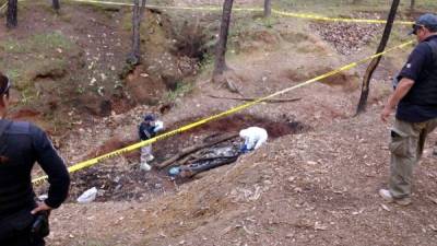 La policía encontró restos humanos en uno de los campamentos de adiestramiento para sicarios del cartel Jalisco.