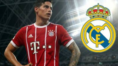 El préstamo de James con el Bayern se termina el 30 de junio de 2019.