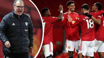 El Leeds de Marcelo Bielsa fue goleado por el Manchester United en Old Trafford.