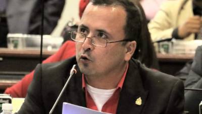 El diputado Sergio Castellanos, representante de Santa Bárbara por el partido Libertad y Refundación.