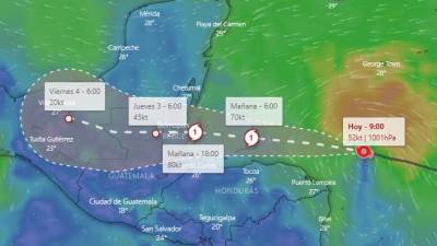 EN VIVO: siga la trayectoria del huracán Lisa