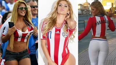 Simone Villar, la novia de la selección paraguaya, ha estado en Estados Unidos apoyando a la albirroja en la Copa América Centenario.
