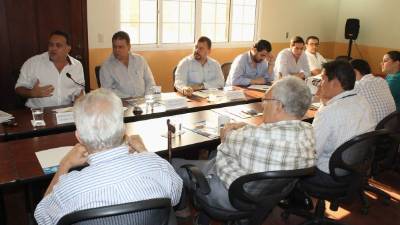 El alcalde Calidonio reunido con la Andi.