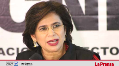 Consejera del CNE, Rixi Moncada.