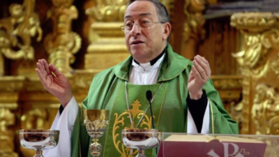 El Cardenal Óscar Andrés Rodríguez.