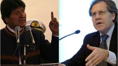 Evo Morales aseguró que 'Almagro está loco' porque, a su juicio, 'solo quiere derrocar y sancionar al hermano Maduro'.