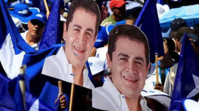 Imágenes de Juan Orlando durante su campaña política.
