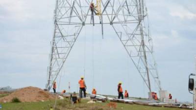 Parte del avance del proyecto de interconexión.