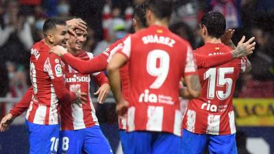 Atlético de Madrid suma 24 puntos y se metió de lleno a la pelea por el título.