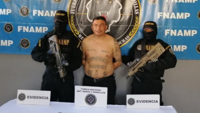 Javier Antonio Hernández, capturado este lunes en Chamelecón.