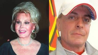 La actriz Zsa Zsa Gabor y su hijo adoptivo Oliver Prinz von Anhalt.