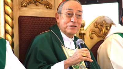 El Cardenal Óscar Andrés Rodríguez.