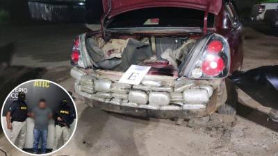 En la acción se detuvo a Ronny Alexander Lezama Rodríguez quien conducía un automóvil marca Nissan Altima, tipo turismo.