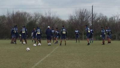 Honduras alistó sus mejores armas para el duelo ante Jamaica. Foto Fenafuth.