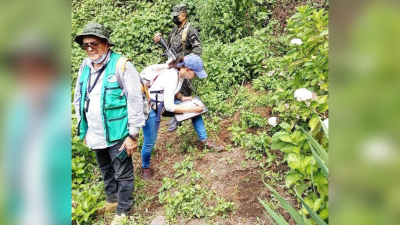 Miembros de la Fiscalía del Medio Ambiente.
