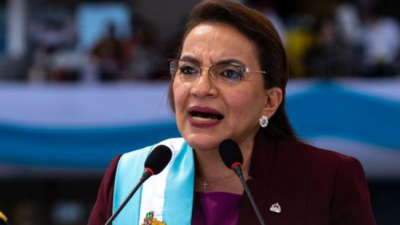 La presidenta de Honduras, Xiomara Castro.