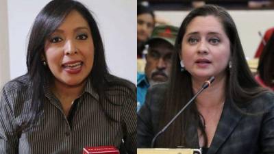 Las diputadas Lissi Cano y Scherly Arriaga.