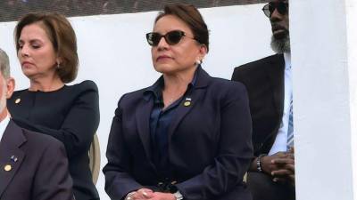 La presidenta Xiomara Castro en Colombia.