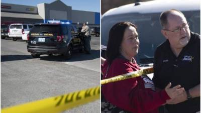 Escena. En Duncan, Oklahoma, se registraron tres muertos. En Fresno, California, fallecieron cuatro. AFP-EFE