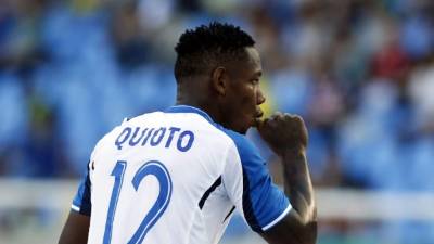 Romell Quioto dedicó el gol a su hija. Foto Juan Salgado/Enviado Especial