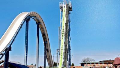 El primer desafío resulta subir los 264 escalones para alcanzar la cima, desde donde la vista impone.