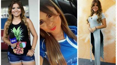 Diana Calderón es una hermosa periodista que trabaja para el Canal 21 de El Salvador y está cubriendo actualmente a la Selecta que se prepara para enfrentar a la Selección de Honduras en la eliminatoria de la Concacaf rumbo al Mundial de Rusia 2018.