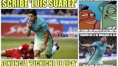 Estos son los mejores memes del triunfo por goleada del Barcelona sobre el Alavés en la Liga española.