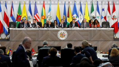 Imagen de una Asamblea General de la OEA.