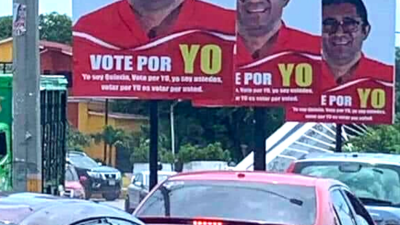 “Vote por yo”, es la frase que se lee en las principales calles de Choluteca.