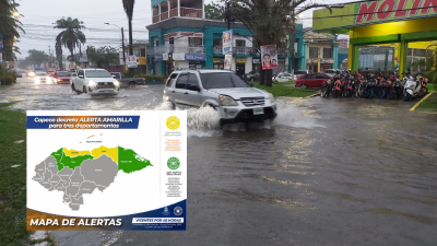 Las lluvias han provocado inundaciones en diversas partes del territorio nacional.