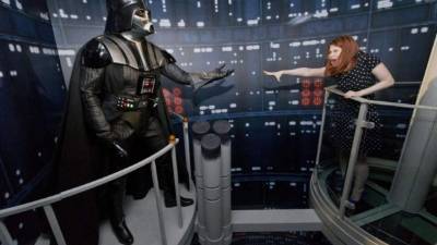 Una réplica de Darth Vader.