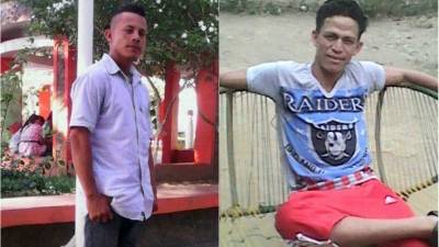 Josué Ayala Bueso y Erick Zúniga fueron ultimados en una quebrada de la colonia 3 de Abril.