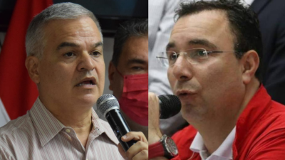 Los liberales Yani Rosenthal y Luis Zelaya.