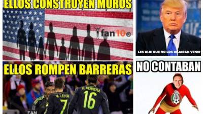México rompió la maldición de Columbus y logró ganar a Estados Unidos en el inicio de la hexagonal. Las redes sociales reaccionaron y muchos memes han sido dedicados a Donald Trump.