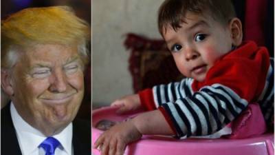 El padre afgano decidió llamar a su hijo Donald Trump, debido a la admiración que siente por el actual presidente de Estados Uidos. Foto AFP.