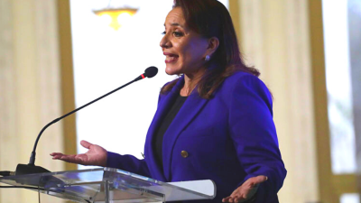 La presidenta de Honduras, Xiomara Castro.