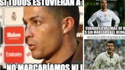 Los memes se ceban con Cristiano Ronaldo tras irse en blanco en la victoria del Real Madrid sobre el Athletic de Bilbao en la Liga española.