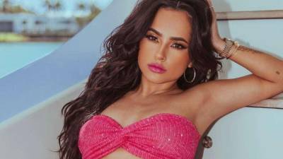 La cantante estadounidense Rebbeca Marie Gómez, conocida artísticamente como Becky G.