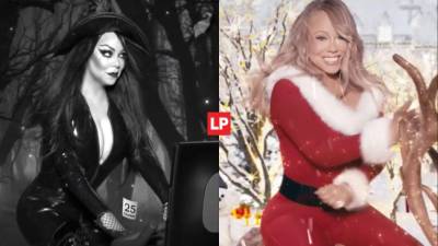 Imagen del video de Mariah Carey en redes sociales.